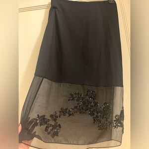 Sandro Paris Black ankle length skirt